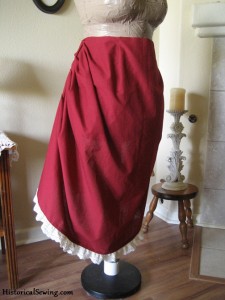 1883 Red Apron in progress