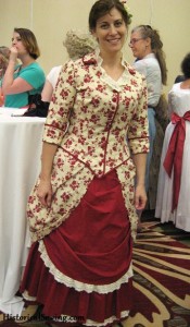 1883 Red Caramel Apple Dress