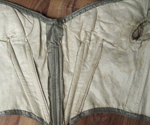 Original 1860s Flatlined Evening Bodice Original 1860s Flatlined Evening Bodice