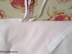 Graded Seam Allowances on a Skirt Hem & Facing