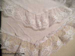 Lace Ruffle on Drawers
