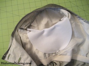 Shield Pinned in Bodice Dress Shield Pinned Into Bodice