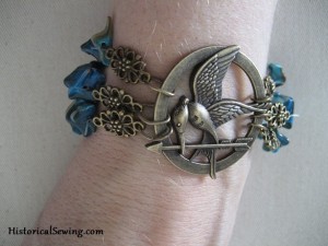 Teal Bead Mockingjay Bracelet Teal Bead Mockingjay Bracelet