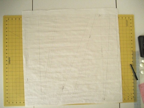 1873 Apron Ruched Pattern