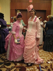 Pink Bustle Dresses