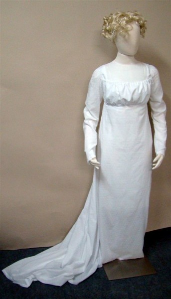 1800 White Dress front