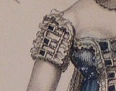 1812 July Evening Dress sleeve