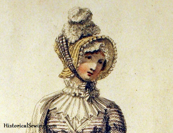 1814 Walking Dress & Bonnet
