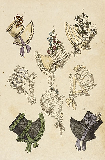 1817 January, Ackermann's Parisian Head-Dresses