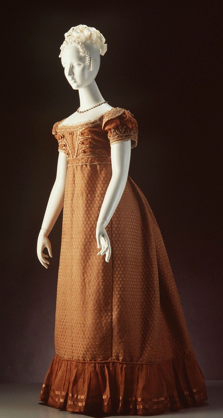 Deconstruction: 1820 Copper Evening Gown