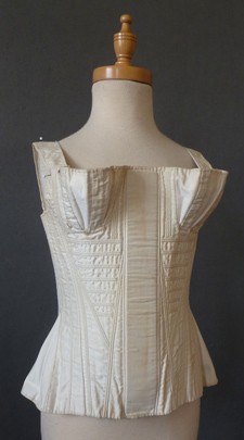 1820s Corded Corset from Meg Andrews Auctions
