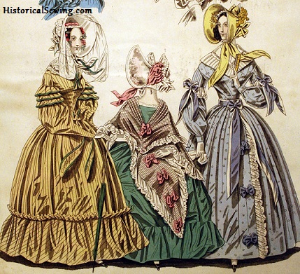 1838 Full Skirted Dresses