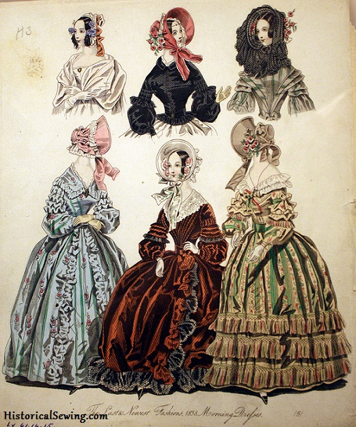 1838 Morning Dresses