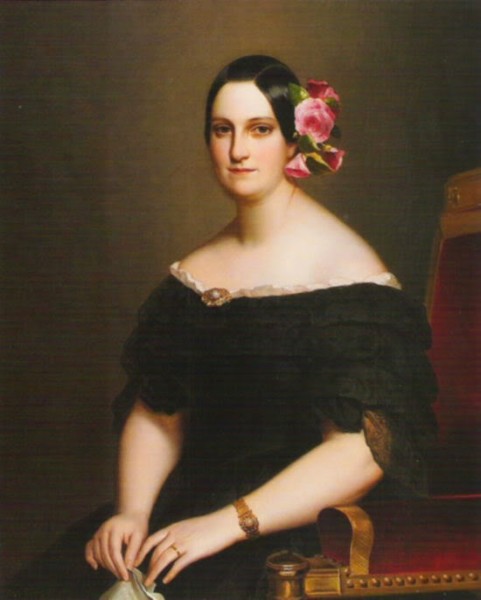 1841 María Cristina of the Two Sicilies by Winterhalter