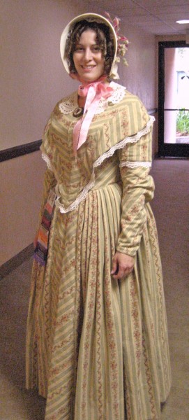 1844 Striped Dress