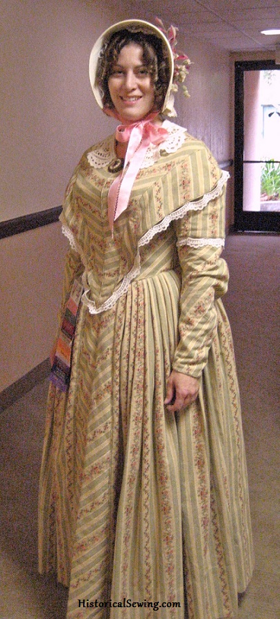 1844 Striped Summer Dress
