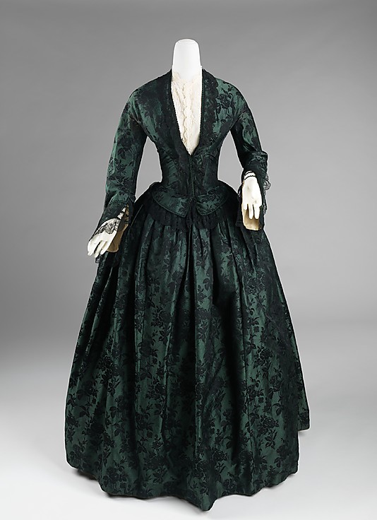 1850-55 Evening Dress