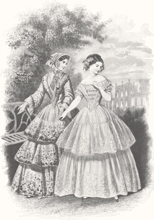 1851 Les Mode Parisiennes plate