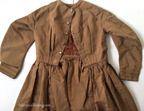 1860s (or 1870s) Original Girl's Dress | HistoricalSewing.com