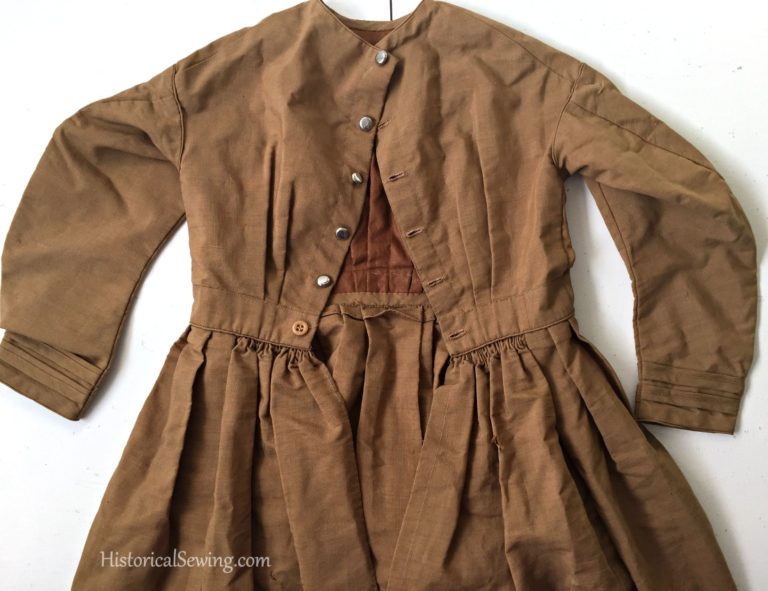 A Look at a 1860s (or 1870s) Original Girl's Dress