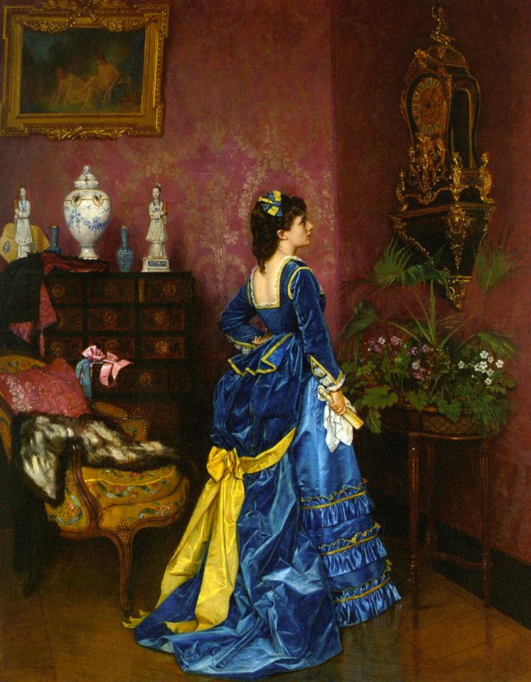 A Breakdown of How to Make the 1872 Blue Velvet Dress