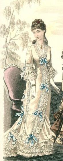 modern tea gown