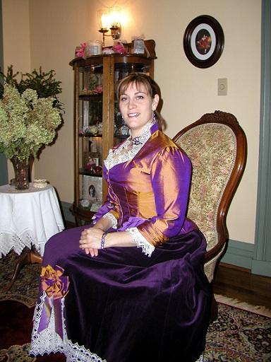 1879 Dress Made from JoAnn's fabrics