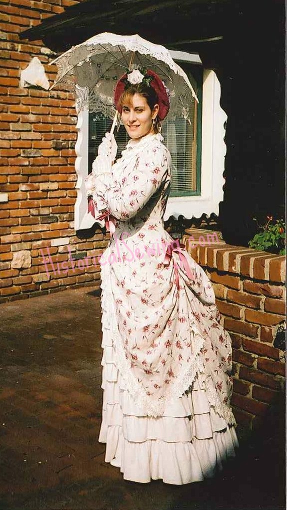 1883 Summer Rose Tea Dress – Historical Sewing