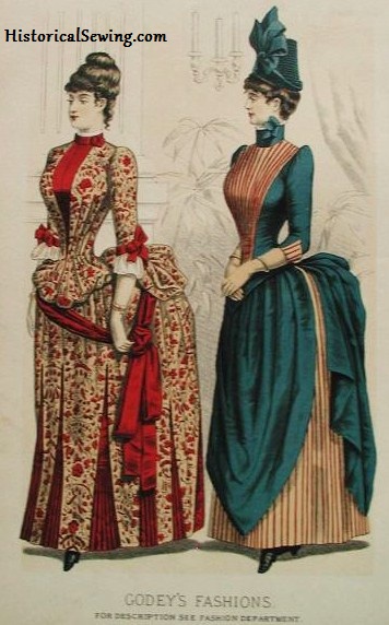 The Victorian Era/Second Bustle Period and Aesthetic Dress 1883