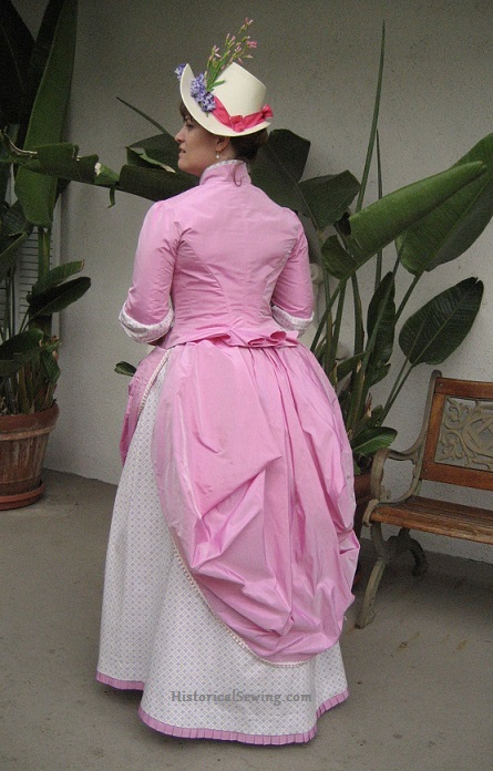 1886 Pink Bubble Gum Dress back