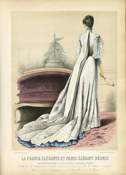 1882 Tea Gown, Part VI: All the Extras | It's All Frosting...