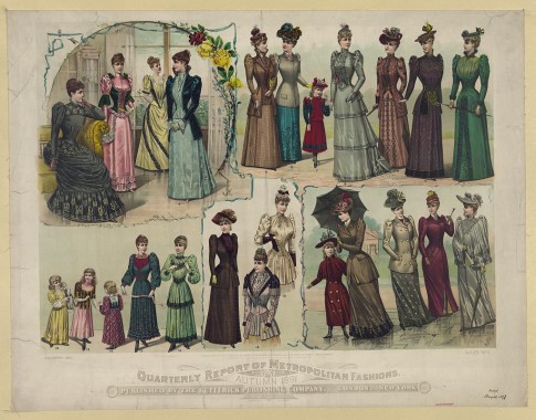 1891 Autumn Butterick Metropolitan Fashions
