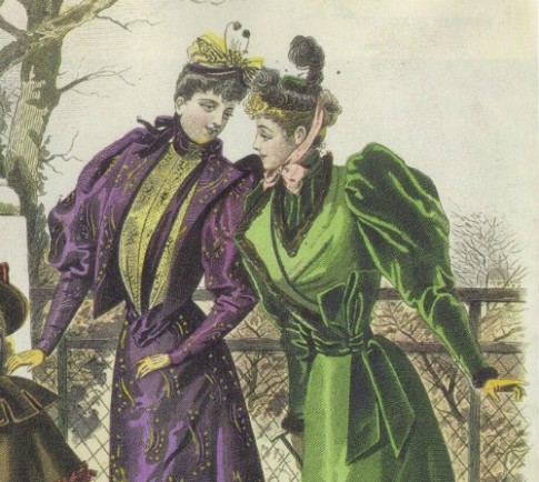 1892 coats in la Revue de la Mode