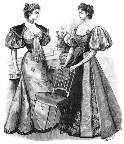 1895 Dinner Dresses Harpers Bazar