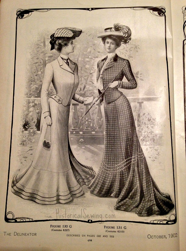 The Autumn Dress Fabrics, The Delineator, October 1902