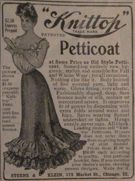 1904 Petticoat Ad