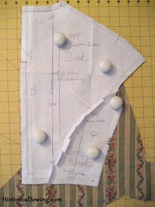 Matching Stripes on a Bodice – Historical Sewing