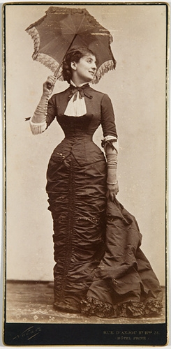 Victorian Woman Holding A Doll With A Wasp Waist Look 1900 by Monterey  County Historical Society - Royalty Free and Rights Managed Licenses