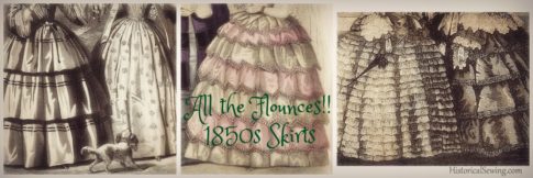 All the Flounces! 1850s Skirt Styles