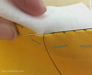 Hand Stitches for 18th Century Sewing Class