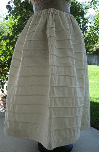 Original 1840s Corded Petticoat