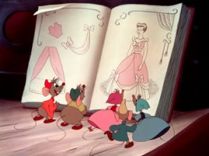 Dressmaking Book in Disney's Cinderella