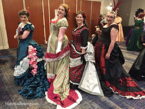 Costume College 2019 - late 1870s gowns with trains