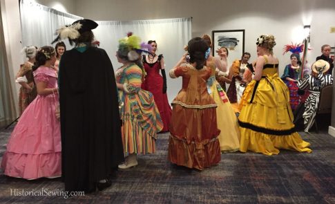 Costume College 2019 - Socializing during the Saturday gala