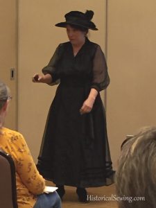 Costume College 2019 - Mela Hoyt-Heydon in c.1916 mourning dress