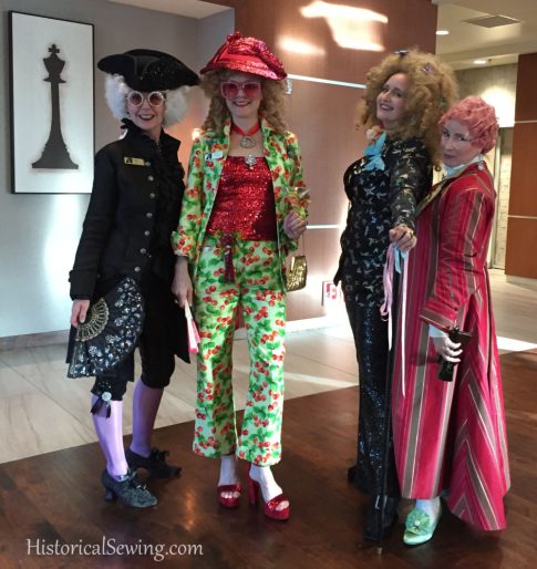 Costume College 2019 - the 1770s disco gang
