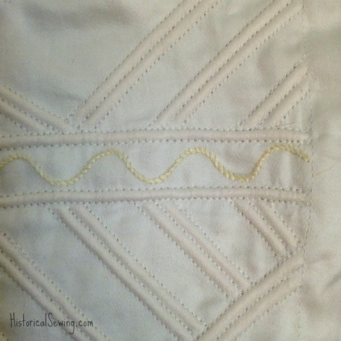 Cording & embroidery detail
