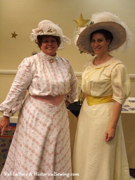 Val LaBore, Tea Mistress and Jennifer in their new Edwardian dresses