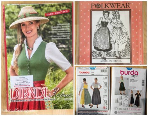 For the Love of Dirndls – Pattern Options – Historical Sewing