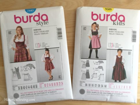 Dirndl Blouse-136 Gr. 36 Patterns A4 Pages as PDF to Print Out Yourself 
